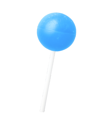 Blue lollipop